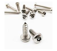 10pcs M2.9 M3.5 M3.9 M4.2 M4.8 304 A2-70 Stainless Steel Six Lobe Torx Pan Round Head with Security Self-tapping Wood Screw(45mm,M4.8)