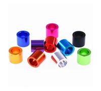 10pcs M2 m2.5 m3 m4 colourful Aluminum flat washer bushing gasket round hollow no thread standoff spacer thickness 2-10mm(Gloden,M3 10PCS_5MM(L))