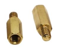 10pcs M2 M2.5 M3 M4 Hex Male To Female Brass Standoff Spacer Hexagonal Stud Spacer Hollow Pillars(25mm,M3 10pcs)