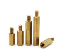 10pcs M2 M2.5 M3 M4 Hex Male To Female Brass Standoff Spacer Hexagonal Stud Spacer Hollow Pillars(40mm,M3 10pcs)