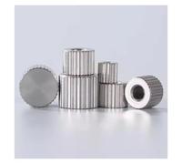 10pcs M2 M2.5 M3 M4 M5 M6 stainless steel knurled small head hand tighten thumb nut(Blind thread,M2 10pcs)