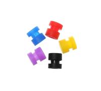 10pcs M2/M3 Rubber Damper Ball, Silicone Shock Absorption Balls for F4 F7 Flight Controller, FPV Quadcopter V2 Upgraded(Black 4.4x2x5.6 mm)