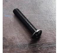 10pcs M3*5/6/8/10/12/16 Aluminum Screw Iso7380 Colourful Aluminum Hex Socket Button Head Screw (Color : M3X6, Size : Black)