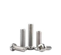 10PCS M3.5 M4 304 Stainless Steel Cross Recessed Pan Head Screws Screws(M4x5-10PCS)