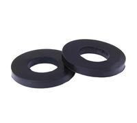 10pcs M3-M20 Flat Rubber Gasket Rubber Oil Seal Washers Black(10x20x3mm 10PCs)