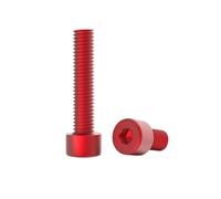 10pcs M3/M4/M5/M6 Colorful Aluminium Alloy Hexagon Socket Cap Machine Screws, M3x14mm
