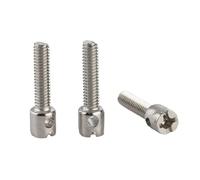 10Pcs M3 M4 M5 M6 Stainless Steel Lead Sealing Screw With Hole For Electric Meter(M5X10MM)
