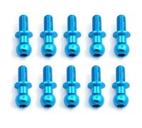 10Pcs M3 Metal Hex Ball Head Screws For TAMIYA For TT01 For TT02 For Sakura D5 1/10 RC Drift Car Spare Parts Accessories
