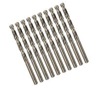 10Pcs M35 Cobalt Drill Bits,6mm/6.1mm/6.2mm/6.3mm/6.4mm/6.5mm High Speed Steel HSS Twist Dril-Bit Tool with Straight Shank for Drilling Hardened Metal, Stainless Steel, Cast Iron, Wood and Plastic(6.1
