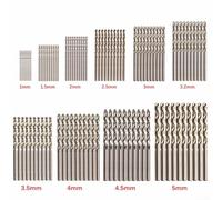 10pcs M35 Cobalt HSS Drill Bits for Metalworking, 135 Degree Split Point for Stainless Steel Drilling Efficiency (10PCS 2mm)