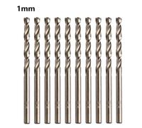 10pcs M35 Cobalt HSS Drill Bits for Stainless Steel Drilling and Metalworking, 135 Split Point Tip, and Heat Resistant (10PCS 1mm)