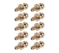 10pcs M4 0.7mm Straight Brass Grease Zerk Fitting for Bearings