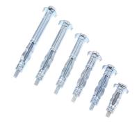10PCS M4 Hollow Wall Metal Anchor Kit Plasterboard Drywall Cavity Plug Dowel(4# 10PCS M4*46)