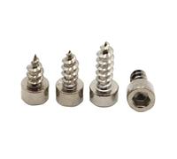 10pcs M4 M5 M6 HA Nickel Plated Carbon Steel Socket Head Cap Screw Self-tapping Hexagon Furniture(40mm,M6 10pcs)