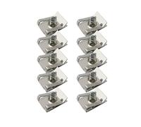 10Pcs M4 M5 M6 M8 U Type Clips Steel Nuts Bolts With Thread 8mm 5mm 6mm 4mm For Motorcycle Scooter ATV Motorcycle Screws(M6)