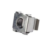 10pcs M4 M5 M6 M8 Zinc Plating /304Stainless Steel Steel Quartet Floating Nut Cassette Elastic Enclosure Card Cage Nuts (Color : 304 SS10pcs), Size : M4)