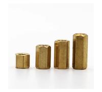 10pcs M4 Solid Copper Brass Hexagon Standoff Hex Pillar Male-Female Spacer For PCB Board Motherboard(13mm,M4 10pcsFemale-female)