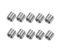 10Pcs M4 Thread Repair Inserts, 304 Stainless Steel Wire Screw Sleeve Insert Helical Type Coiled Industrial Fasteners for Automotive Repairs (M4*2D)