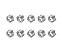 10Pcs M4 Thread Repair Inserts, 304 Stainless Steel Wire Screw Sleeve Insert Helical Type Coiled Industrial Fasteners for Automotive Repairs (M4*1D)