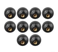 10pcs M5-20 Ball Nut Handle Black Bakelite Brass Core