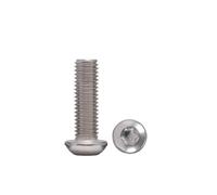 10pcs M5 M6 316 Stainless Steel Six Lobe Hexalobular Socket Pan Round Head Torx Machine Security Screw Bolt(12mm,M5 10pcs)