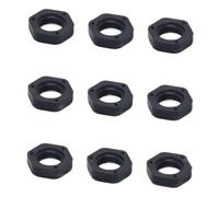 10PCS M5 M6 M8 M10 Plastic Hex Nut M12 M14 M16 Metric Thread Hexagon Black Nylon M18-M63X1.5 Pitch 1.5mm/2mm(M50X1.5)