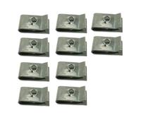 10pcs M6 6mm Car Motorcycle Metal Retainer U-type Clips Compatible With Motorcycle Screw R1250