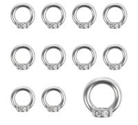10PCS m6 eye bolt, Stainless Steel Lifting Eye Bolts, lifting ring eye nut for Live Lifting and Various Types of Engineering Hoisting Equipment, Machinery, Vessels, Other Various Mechanical Equipment