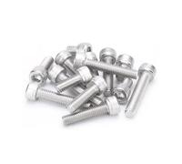 10pcs M7 M9 Screw Bolt Stainless Steel Socket Head Cap Fully Threaded Fine Coarse Pitch 1mm 1.25mm(M9x1.0mm 1pc,80mm)