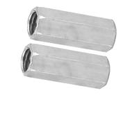 10pcs M8 Hex Nut Carbon Steel Threaded Standoff Screw Fasteners Hexagonal Sleeve Nut Long Rod Nut (M8*28)