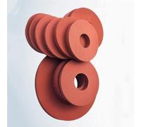 10Pcs M8 Silicone Foam Gasket - High-Temperature Resistant Sealing Ring for Pipes and Joints(8x15x2mm)