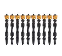 10Pcs Magnetic Collar Screwdriver Bits, PH2 Cross Electric Power Driver Bit with 1/4in Hex Shank, Non - Slip S2 Alloy Steel Bits for Cordless Drills and Manual
