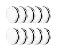 10pcs Magnetic Curtain Weights,Heavy Duty Round Shower Curtain Liner Weights Avoid Blowing Around for Tablecloth Drapery Flag