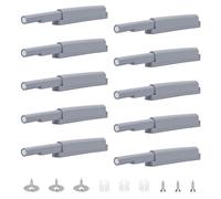 10pcs Magnetic Door Push, Soft Close Dampers, Magnetic Push Lock for Hidden Door, Push to Open Magnetic Push Latches System for Kitchen Cabinet Door Furniture Wardrobe Drawer