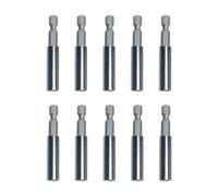 10pcs Magnetic Extension Hexagonal Handle Extended Connecting Rod Bit Screwdrivers Carbon Tools Steel Power Extension Extension Rod Connecting 9/16 Extension hex Runner Threaded Extended inch