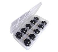 10Pcs Magnetic Marking Hexagonal Sphere 3D Scanner Target Points Reflective Points Marker Ball Preventing Tracking Loss(3mm inside 6mm outside)