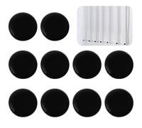 10PCS Magnetic Shower Curtain Weights, Outdoor Curtain Liner Magnets for Drapery Avoid Blowing Around, Covered Heavy Duty No Sew Curtain Magnets for Curtains, Tablecloths, Hanging Christmas Decor