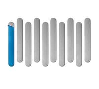 10PCS Magnetic Strips, Magnetic Strips Self Adhesive, Magnet Strip with Adhesive Backing Magnet, Wall Self-Stick Stick, Adhesive Magnets, Stick on Magne for Workshop, Science Lab, Garage Self-Stick