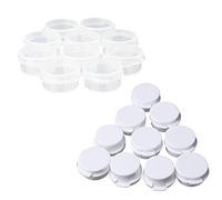 10Pcs Make Up Jar Sample Bottle Sealing Pot Face Cream Container Portable Box Organizer Trinket Boxes Jewelry Travel Bag Jewellery Gifts Watch Small For Men Girls Gift Watch Case Necklace Gift