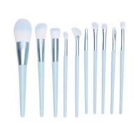 10Pcs Makeup Brush Set, Professional Cosmetic Brushes Kit, Soft Synthetic Foundation Powder Eye Shadows Blush Brushes with Non Falling Hair, Portable Travel Makeup Tools for Daily