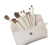 10Pcs Makeup Brushes Set Premium Vegan Foundation Concealers Blush Eyeshadow Eyeliner Blending Face Brush Set No Loss of Bristles (10 Makeup Brushes＆Bag)