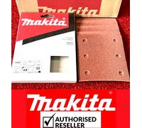 20X Genuine Makita 1/4 Sheet Palm Sander Sheets HOOK&LOOP 102mmx114mm 60 Grit