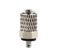 10Pcs Male Thread M3 M4 M5 M6 Pneumatic Pipe Connector Screw Through Quick Fitting OD Air Tube Fast Twist Joint(PC6-M3,10 pcs)