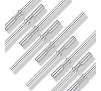 10Pcs Mandrel Drill Bits for Small Sanding Bands, 3.1 MM Mini 3/32 Shank Mini Mandrel Nail Drill Bits for Electric Drills File Machine, Stainless Steel Nails Manicure Pedicure Tool