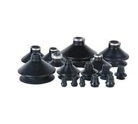 10pcs Manipulator Vacuum Chuck Pneumatic Industry ZP B Series 06-50B Organ Type Automatic Vaccum Pad(Color:ZP08B,Size:Black)