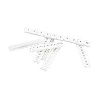 10Pcs Marker Strips ZB4 Numbered and Blank for UK1.5 ST1.5 DIN Rail Terminal Blocks(91-100,For UK1.5)
