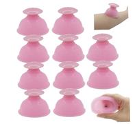 10Pcs Massage Cups, Professional Vacuum Sealing Silicone Cupping Cups, Portable & Safe Cupping Set for Massage, Myofascial Release, Pain Relief, Muscle Relaxation, Set