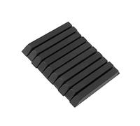 10Pcs Matte Black Piano Keytop Replacement Set, ABS Keytop, Great Playing Experience, Compact Size, Simple Installation
