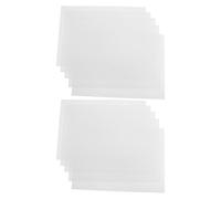 10pcs Matte PVC Sheets for Framing and Display, White | Frosted Surface, Glare-reducing Finish, Moisture-resistant Panels, for Art Prints, Posters, Office Files