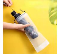 10PCS Matte Semi-Transparent Umbrella Storage Bags - Reusable, Portable | Drawstring Protection Cover